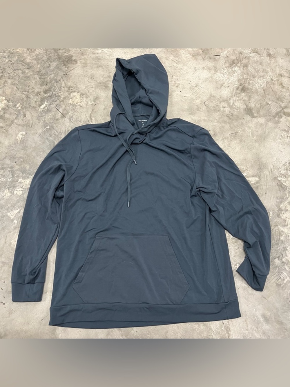 Cozy Earth Hoodie Mens XL Blue Ultra Soft Pullover Bamboo Read